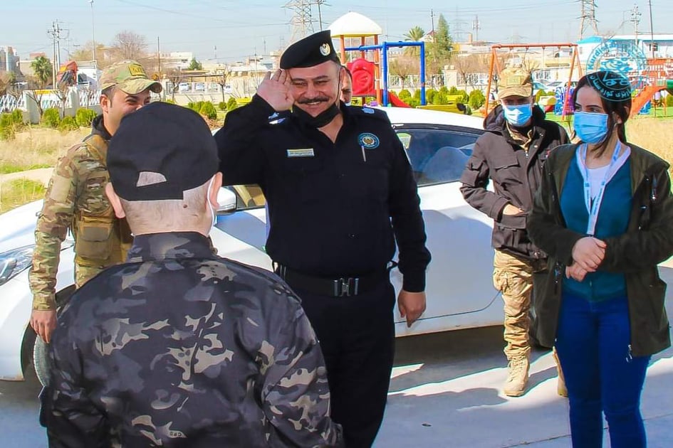 پۆلیسی هه‌ولێر خەونی مێردمنداڵێکی تووشبووی شێرپه‌نجه‌ به‌دیده‌هێنێت