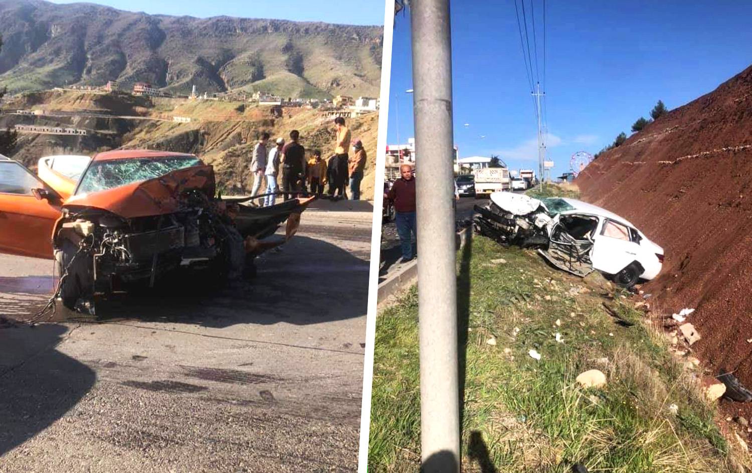 لە هەولێر بەهۆی رووداوێکی هاتووچۆوە هەشت گەشتیار برینداربوون