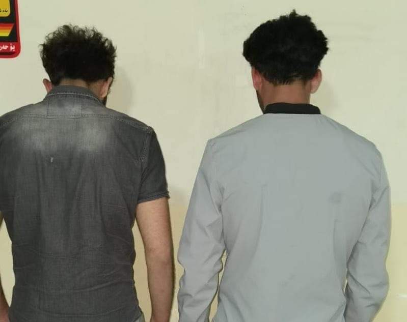 لە سلێمانی دوو تەقەكەر دەستگیركران