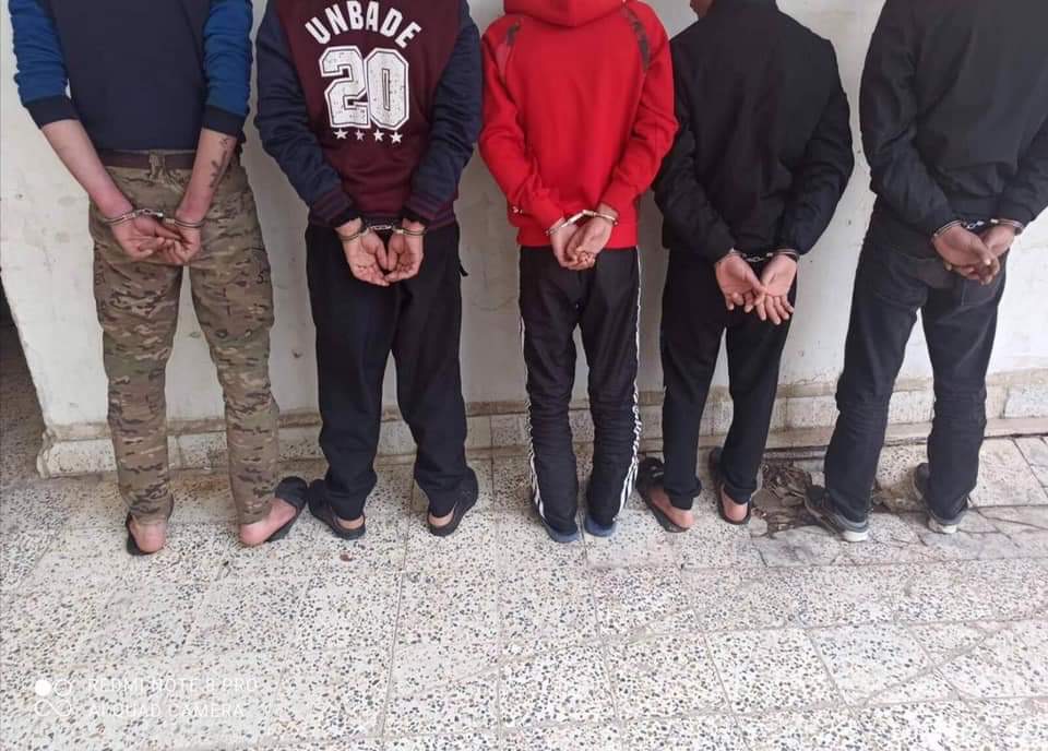 باندێکی پێنج کەسی دەستگیرکران