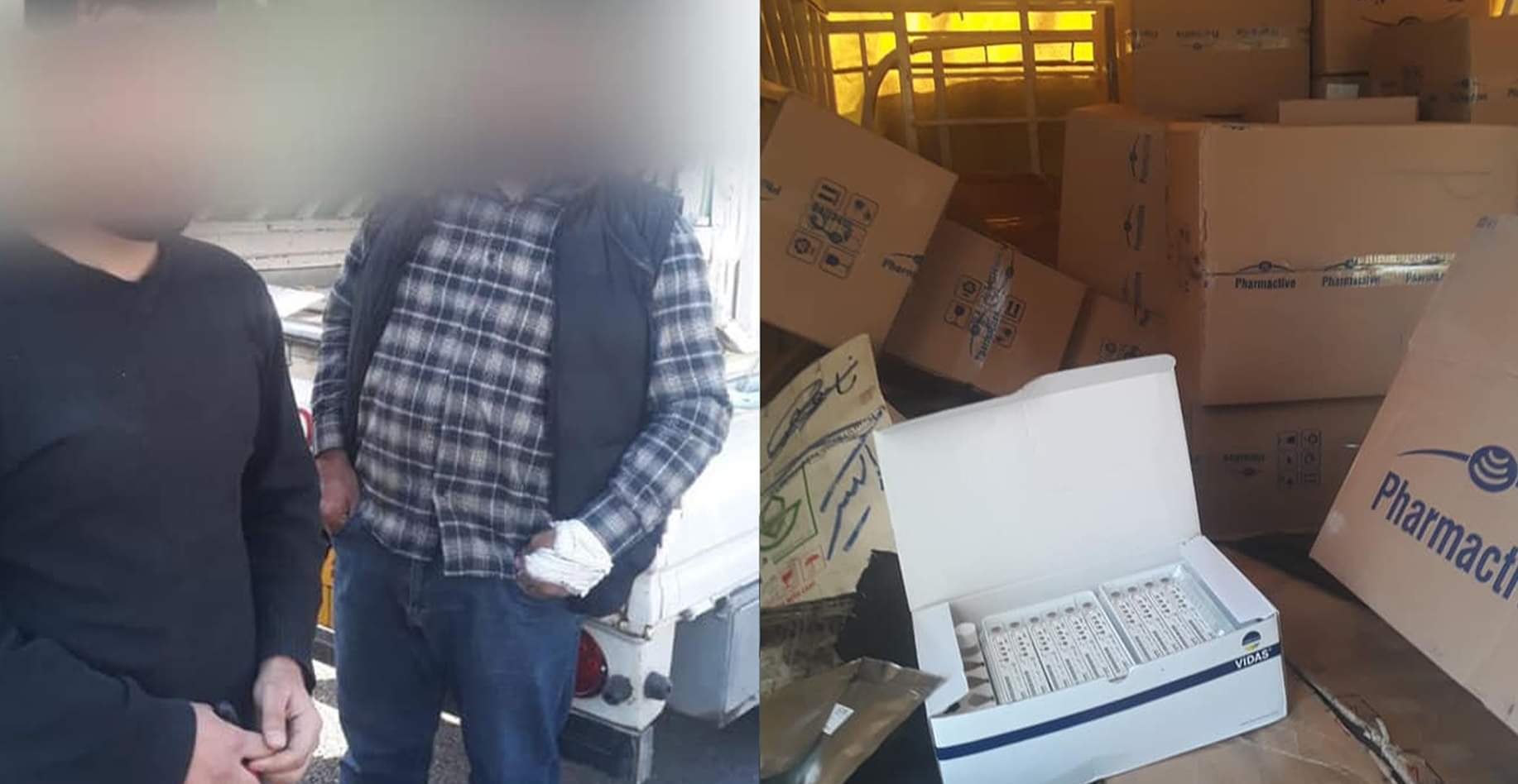 هەولێر.. دەست بەسەر دوو بارهەڵگر دەرمانی خراپبوودا گیرا