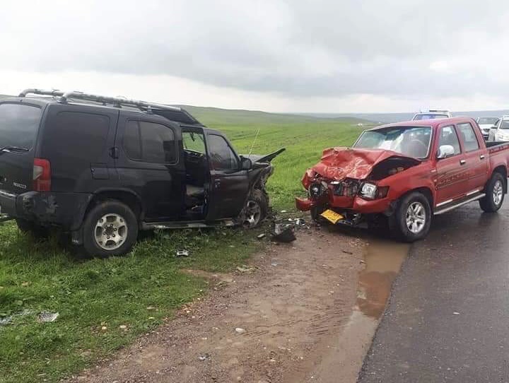 هەولێر.. لە رووداوێکی هاتوچۆدا 6 کەس برینداربوون