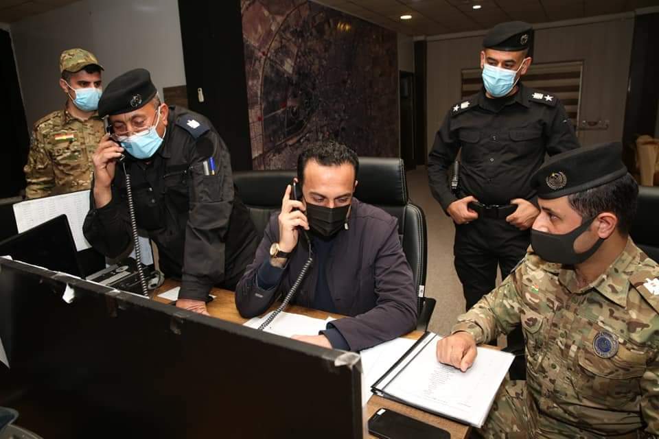 پارێزگاری هەولێر لە بنکەی (104) وەڵامی هاوڵاتییان دەداتەوە