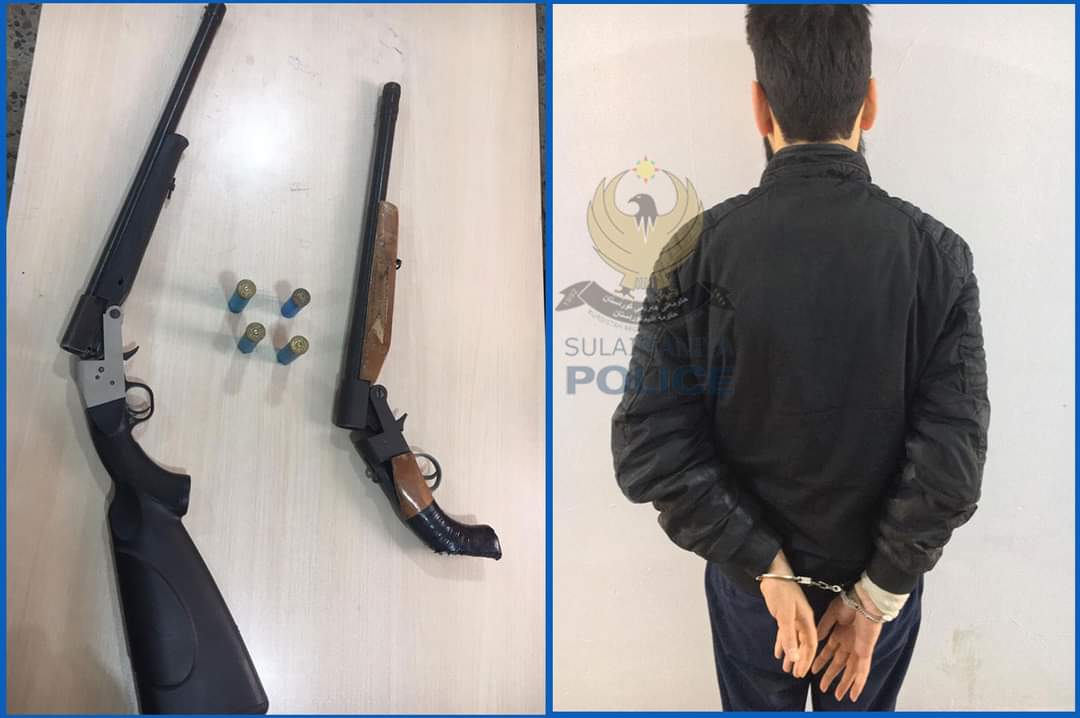 تۆمەتبارێك دەستگیركرا كە تەقەی لە باوكی كردبوو