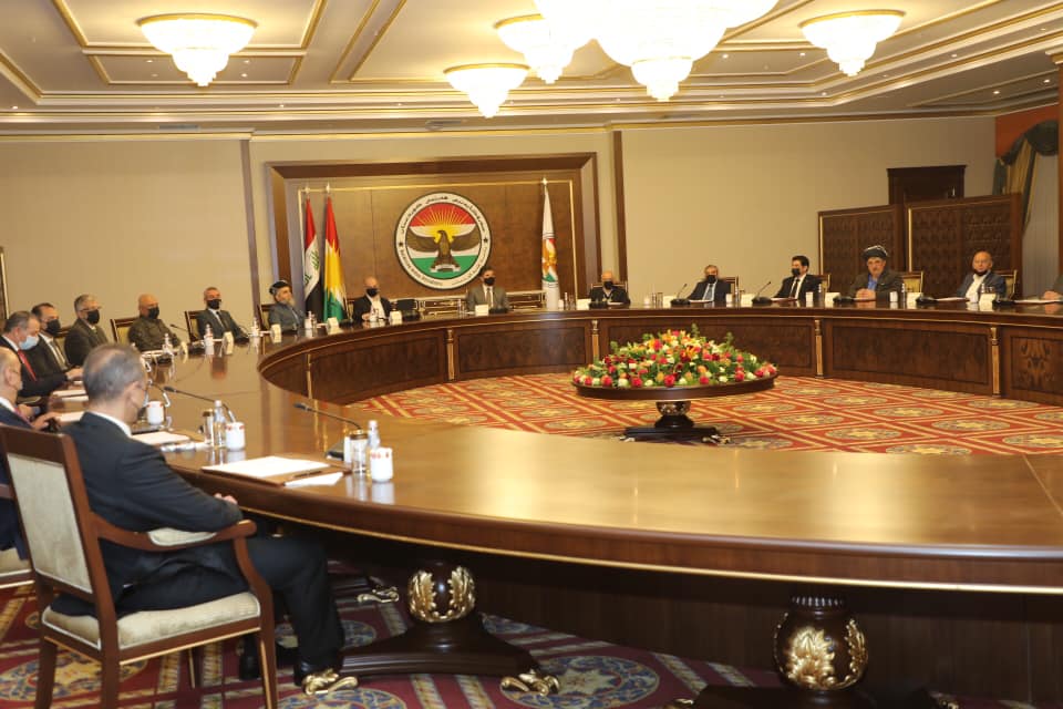 حیزبەکان لە سەرۆکایەتی هەرێمی کوردستان لە کۆبوونەوەدان