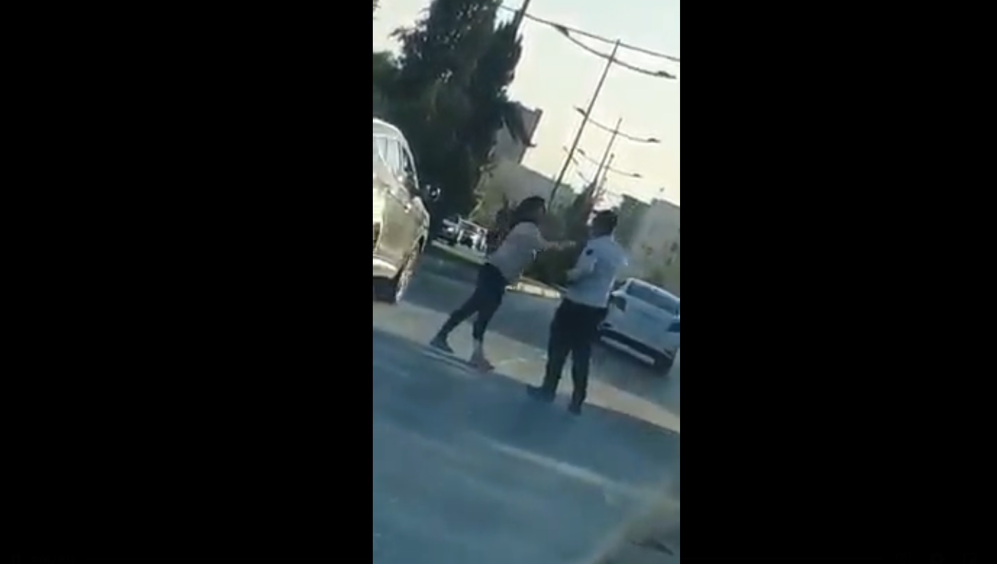 ئەو ئافرەتەی لە هەولێر لە پۆلیسێکی دا دەستگیرکرا