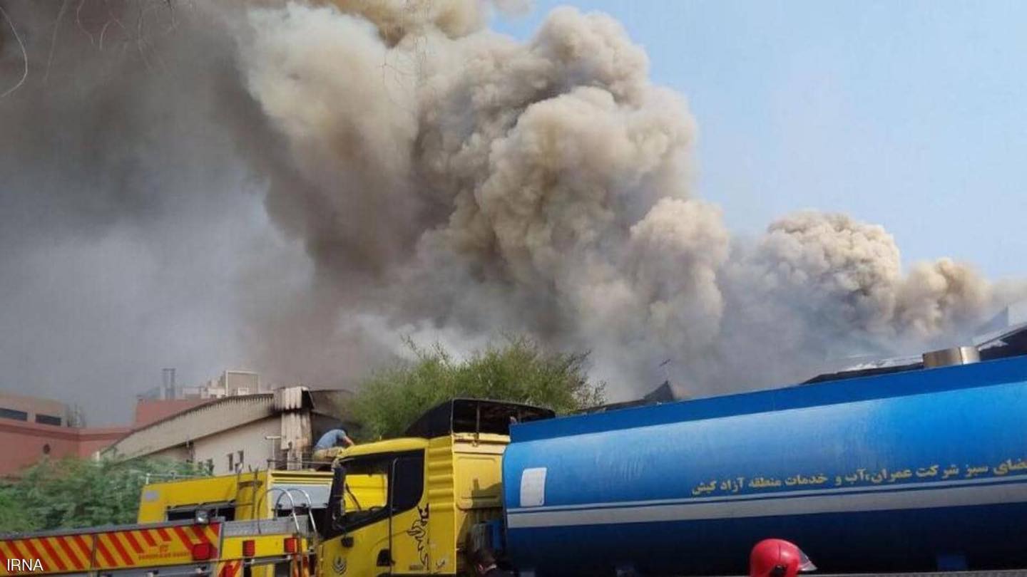 لە ئێران تەقینەوەیەک لە نێو کارگەیەکی درۆن روویدا