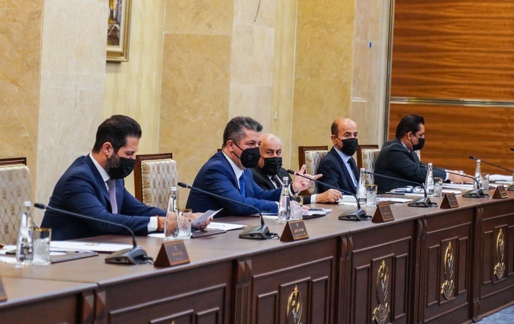 ئەنجومەنی وەزیران بڕیاری ڕێکخستنەوەی داهاتە گشتییەکان ودوو پڕۆژە یاسای پەسەند کرد