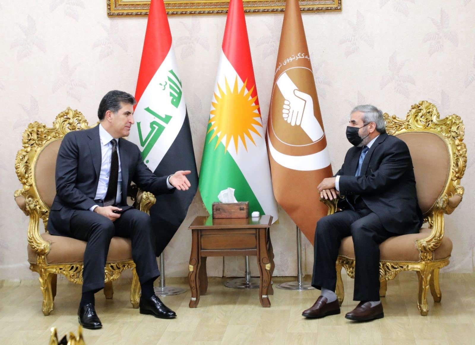 ئەمینداری گشتی یەکگرتوو و سەرۆکی هەرێمی کوردستان كۆبوونه‌وه
