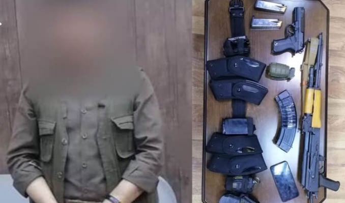 پۆلیسی ھەولێر کەسێکی بە تۆمەتی تەقەکردن لەماڵی خوشکێکی دەستگیرکرد