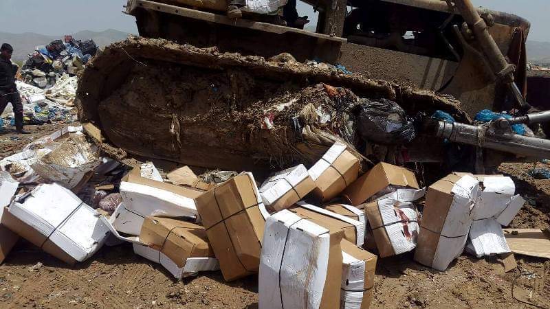 سلێمانی.. لە مانگێکدا دەست بەسەر 48تۆن کاڵا و خۆراکی ماوە بەسەرچوودا گیراوە