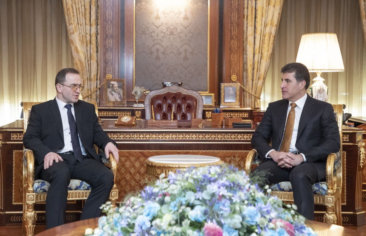 سەرۆکى هەرێمى کوردستان لەگەڵ باڵیۆزى ڕووسیا کۆبووەوە