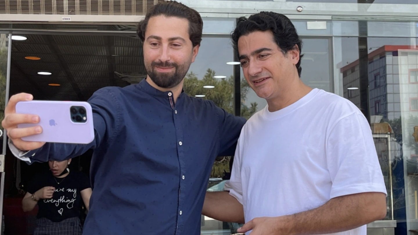 وێنە.. هومایۆن شەجەریان لە سلێمانییە