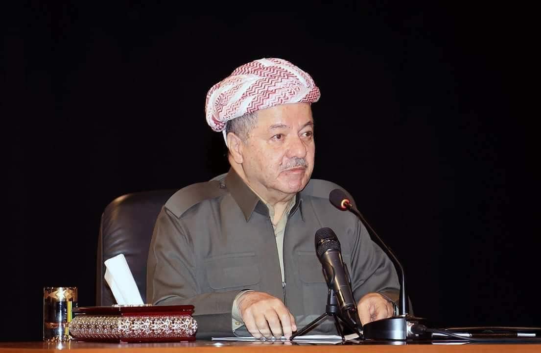 پەیامێک لە سەرۆك بارزانییەوە