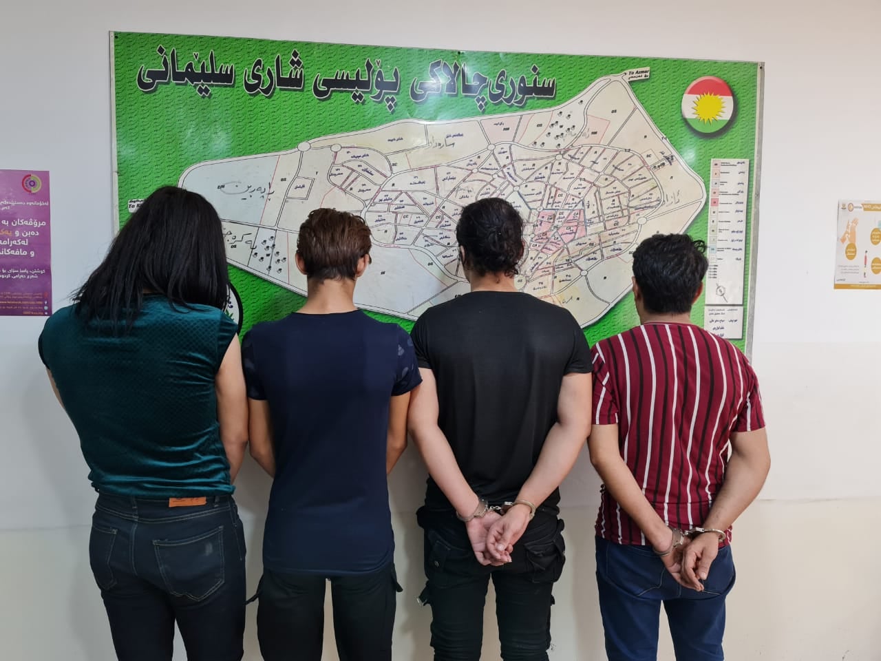 سلێمانی.. چوار کەس بە تۆمەتی کوێرکردنی چاوی کەسێک دەستگیرکران