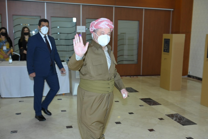 سەرۆک بارزانی دەنگی دا