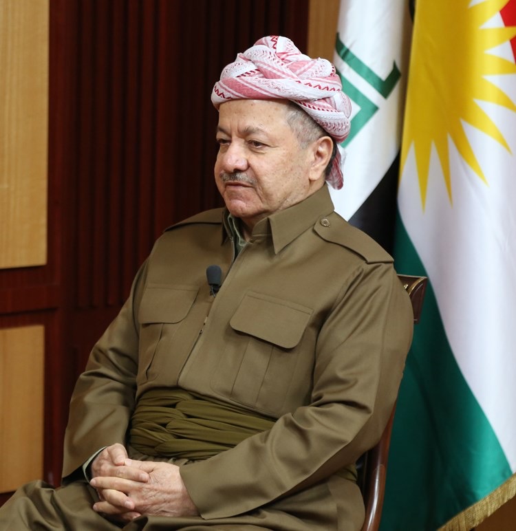پەیامێک لە سەرۆک بارزانییەوە
