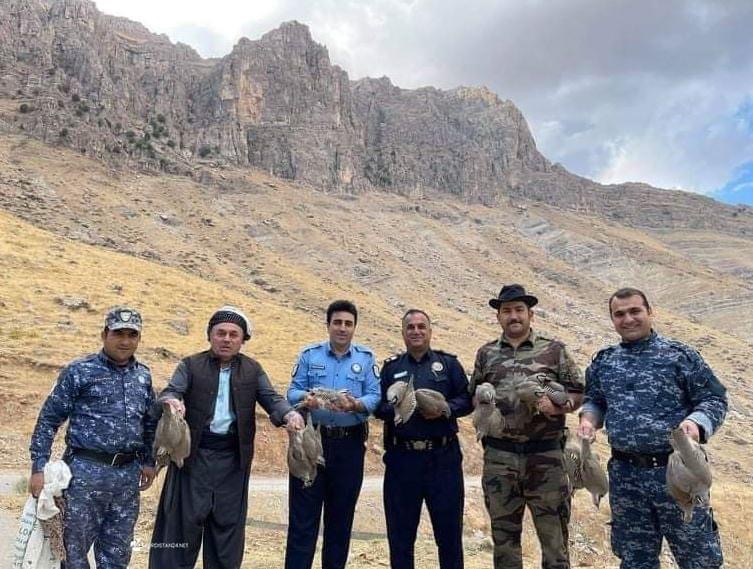 دوو ڕاوچی بە 22 کەوەوە دەستگیر کران