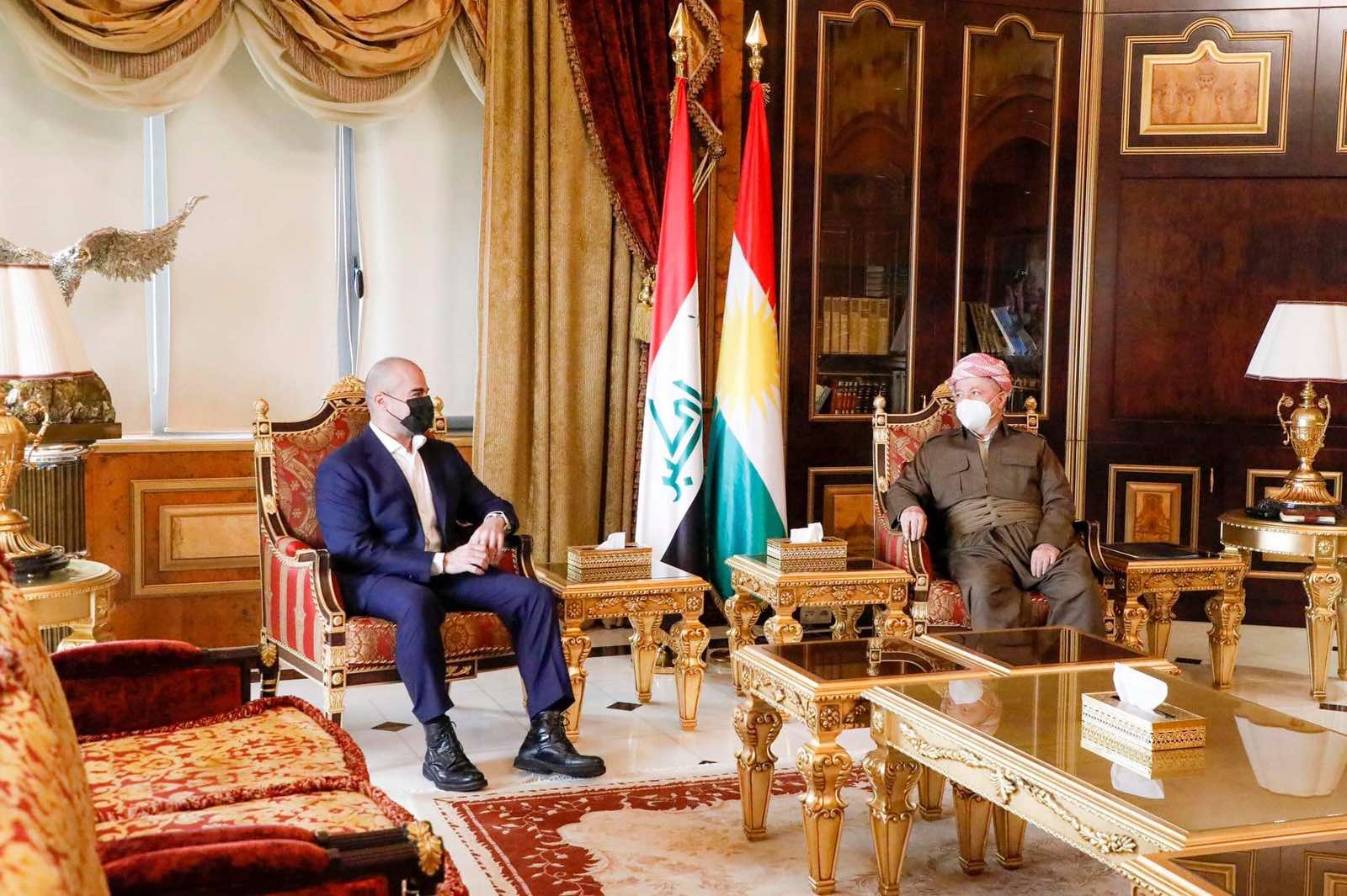 سەرۆک بارزانی و بافڵ تاڵەبانی کۆدەبنەوە