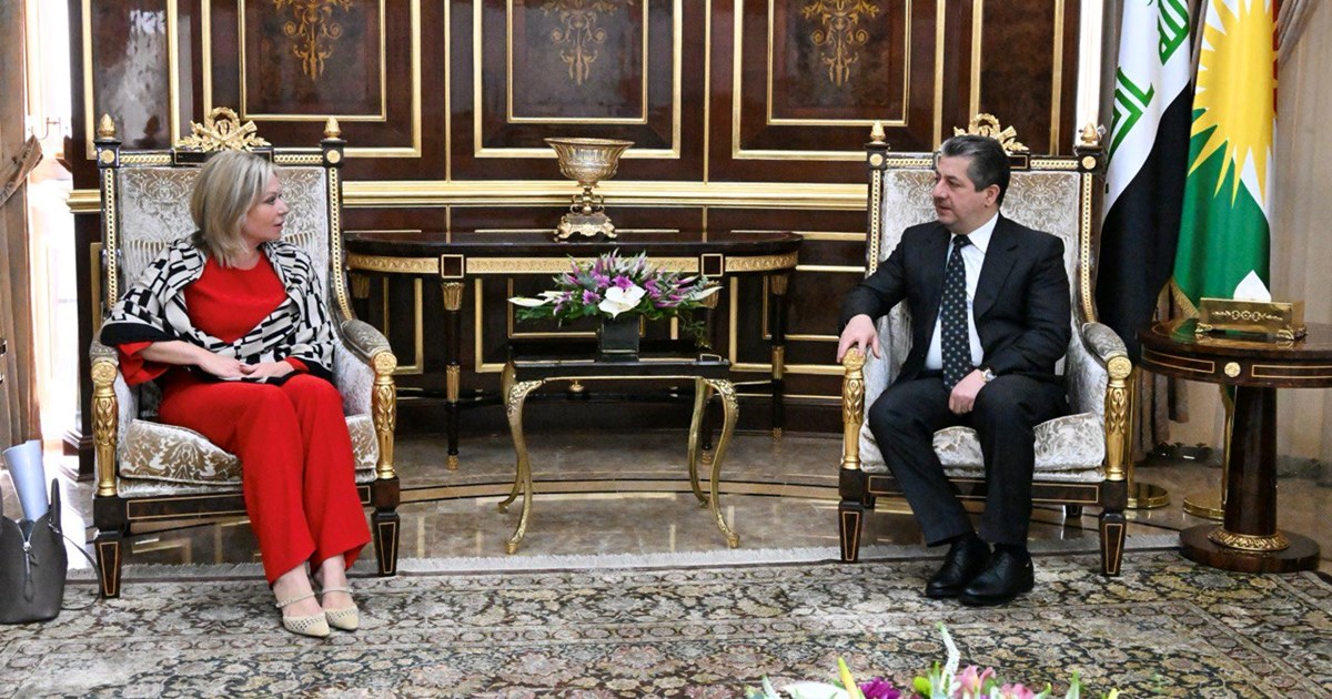 مەسرور بارزانی پێشوازى له‌ نوێنه‌رى تایبه‌تیی سكرتێرى گشتيى نه‌ته‌وه‌ يه‌كگرتووه‌كان له‌ عێراق دەکات