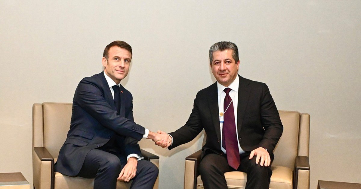 مەسرور بارزانی لەگەڵ سەرۆکی فەرەنسا کۆبووەوە