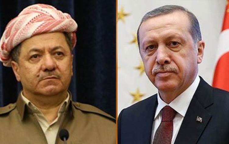 ئەردۆگان سەرەخۆشی لە سەرۆک بارزانی دەکات