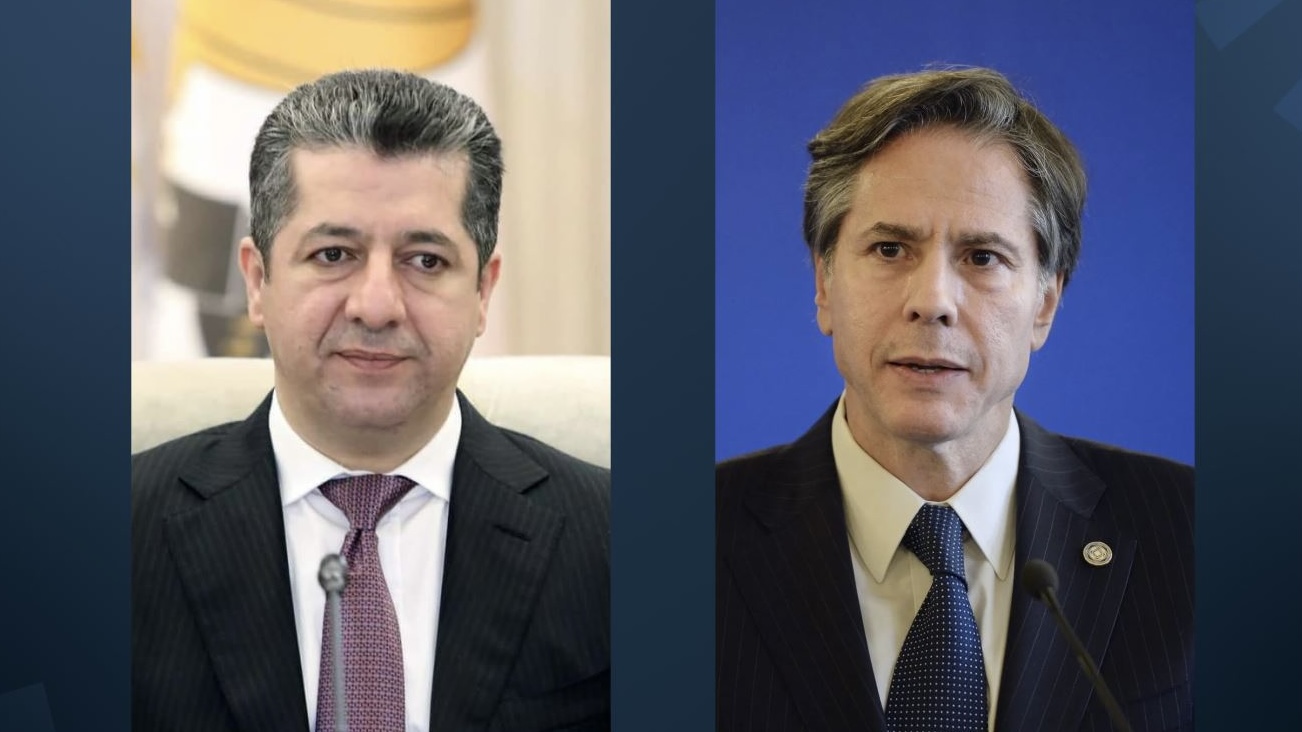 مەسرور بارزانی و وەزیری دەرەوەی ئەمەریکا کۆدەبنەوە