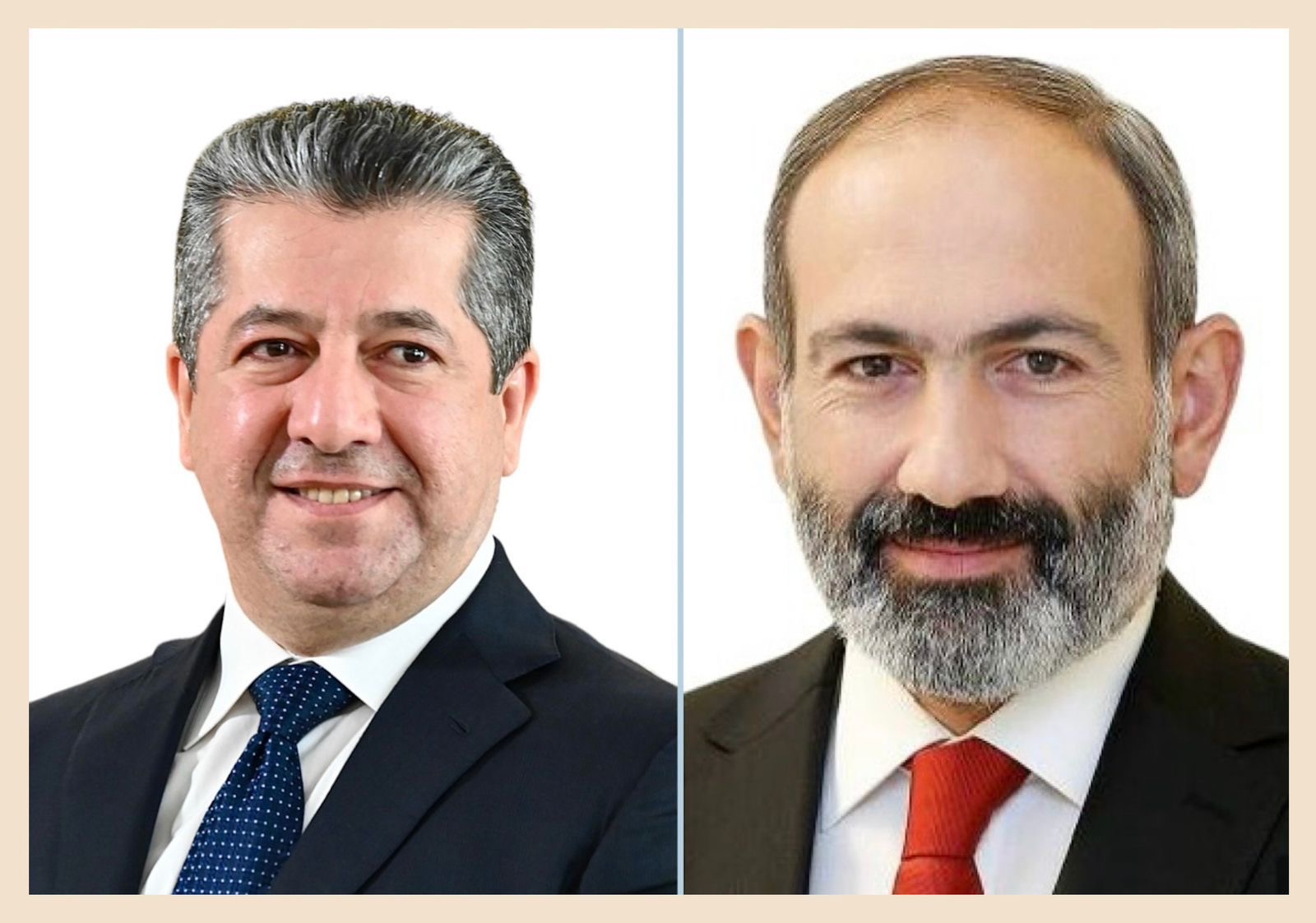 سەرۆک وەزیرانی ئەرمەنستان پیرۆزبایی لە مەسرور بارزانی دەکات