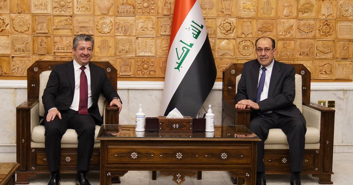 مەسرور بارزانی و نووری مالیکی کۆبوونەوە