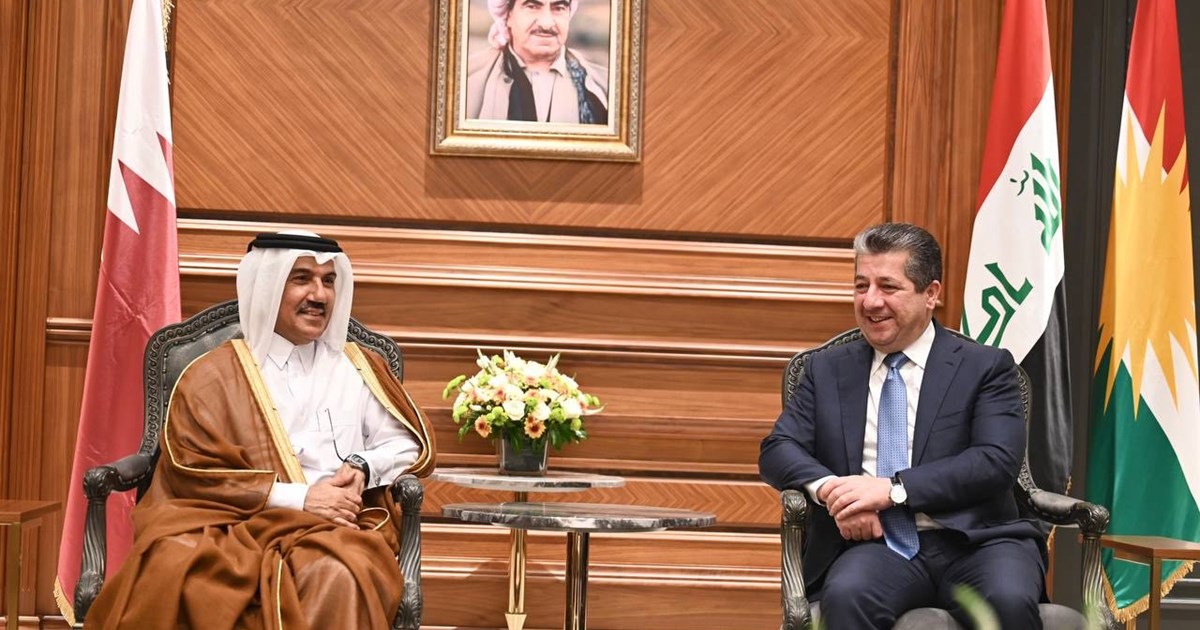 مەسرور بارزانی لەگەڵ شاندێکی قەتەڕی کۆدەبێتەوە