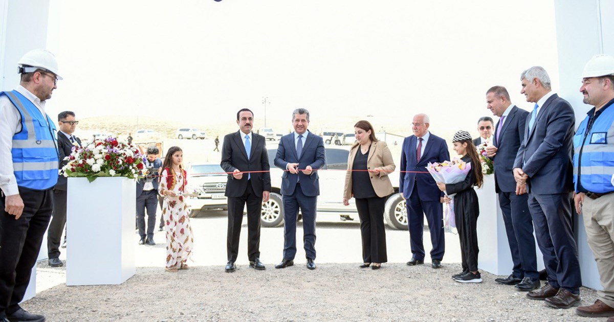 مەسرور بارزانی بەنداوی چەمرگەی کردەوە
