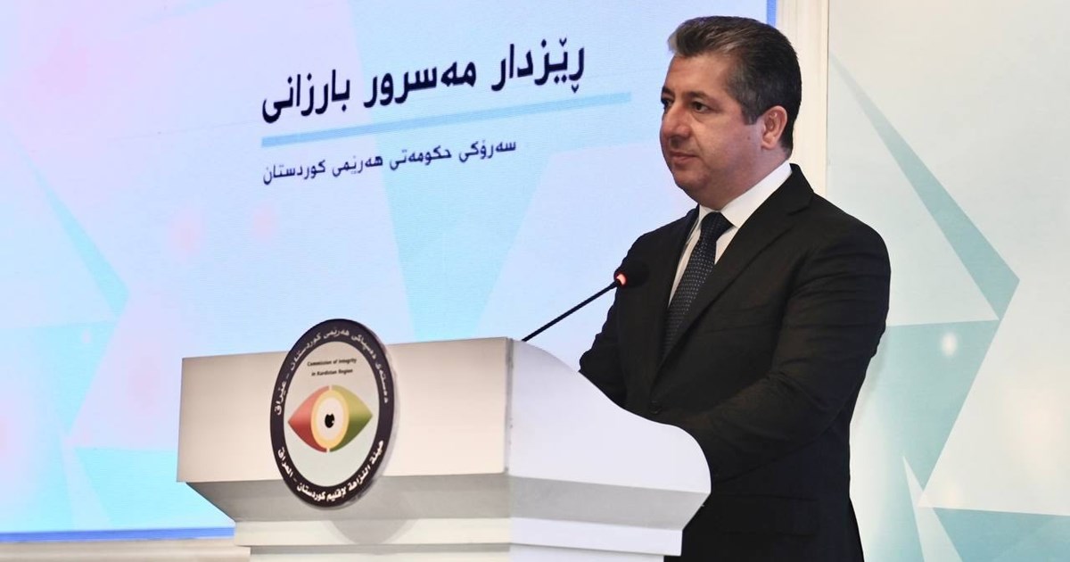 مەسرور بارزانی بەردی بناغەی بەنداوێكی گەورە دادەنێت