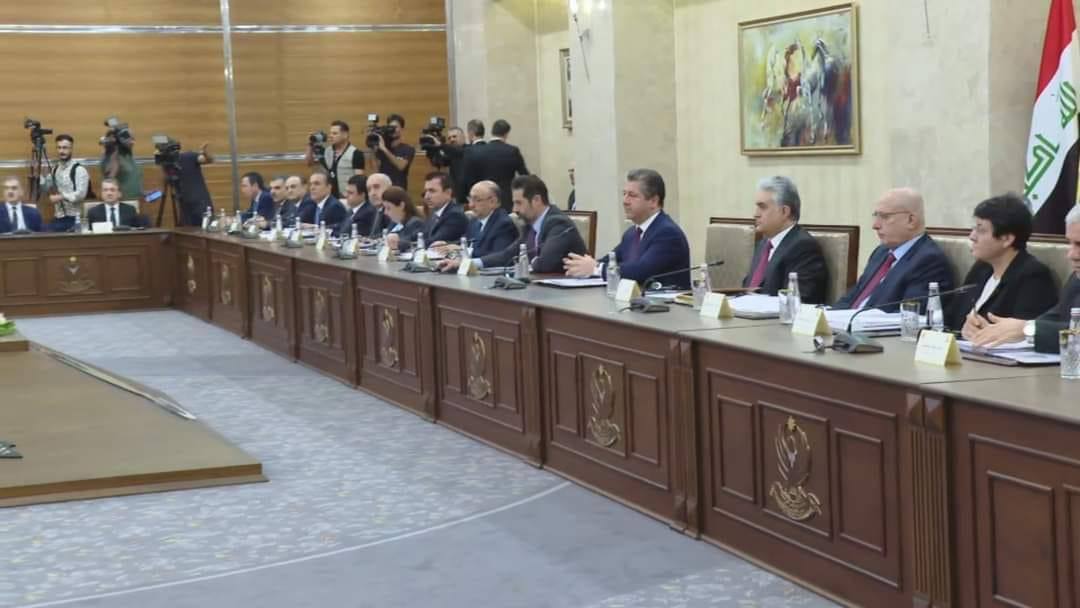 ئەنجوومەنی وەزیرانی هەرێم کۆبوونەوەی ئاسایی خۆی ئەنجام دەدات