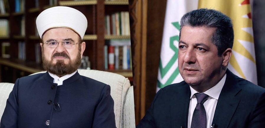 د.عەلی قەرەداغی پیرۆزبایی لە مەسرور بارزانی دەکات