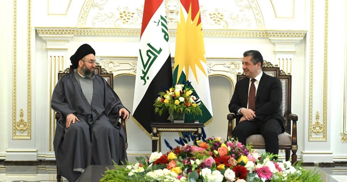 عممار حەکیم پیرۆزبایی سەرکەوتنی هەڵبژاردن لە مەسرور بارزانی دەکات