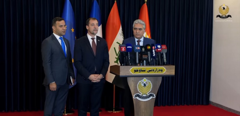 یاداشتێكی لێكتێگەیشتن لەنێوان هەرێمی كوردستان و فەڕەنسا واژوو كرا