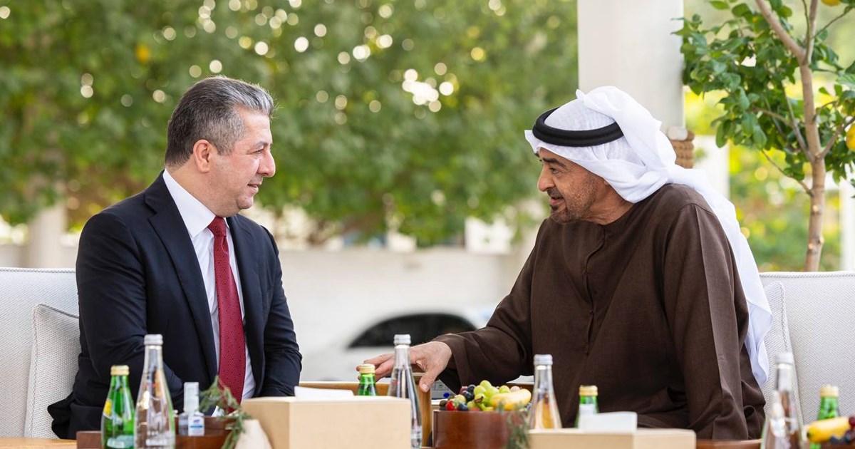 مەسرور بارزانی لەگەڵ سەرۆکی ئیمارات کۆبووەوە