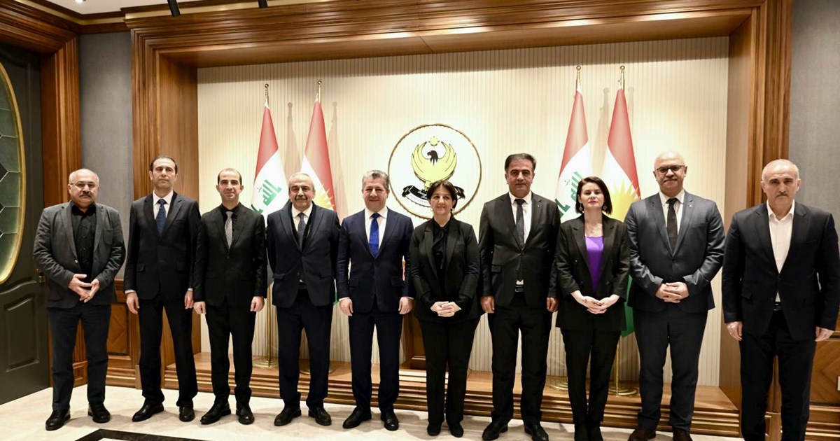 مەسرور بارزانی هەموو پشتیوانییەکی بۆ سەرخستنی پرۆسەی ئاشتیی لە تورکیا دەربڕی