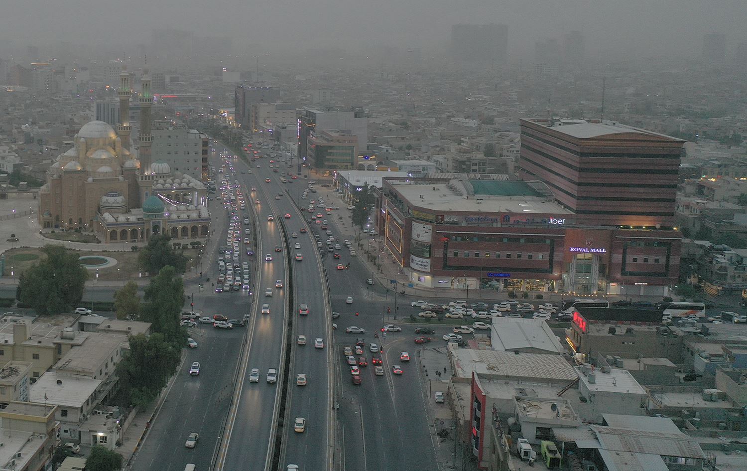 چوار وێستگەی پێوانەکردنی کوالێتی هەوا لە هەولێر دادەنرێت