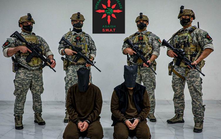 دەزگای ئاسایشی هەرێم دەستگیرکردنی 'دوو تیرۆیستی داعش' رادەگەیێنێت