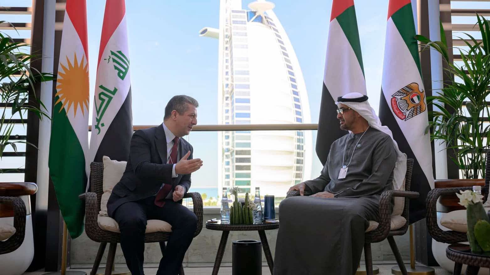 مەسرور بارزانی لەگەڵ سەرۆکی ئیمارات کۆبووەوە