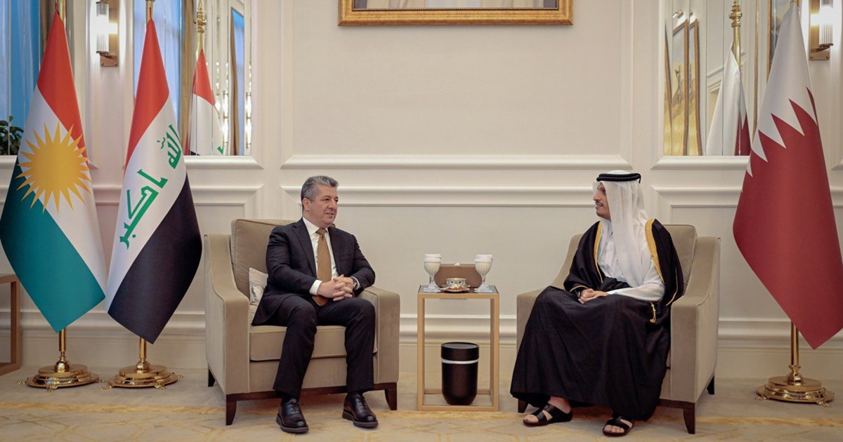 مەسرور بارزانی گەیشتە دەوحە و لەگەڵ سەرۆک وەزیران و وەزیری دەرەوەی قەتەڕ کۆبووەوە