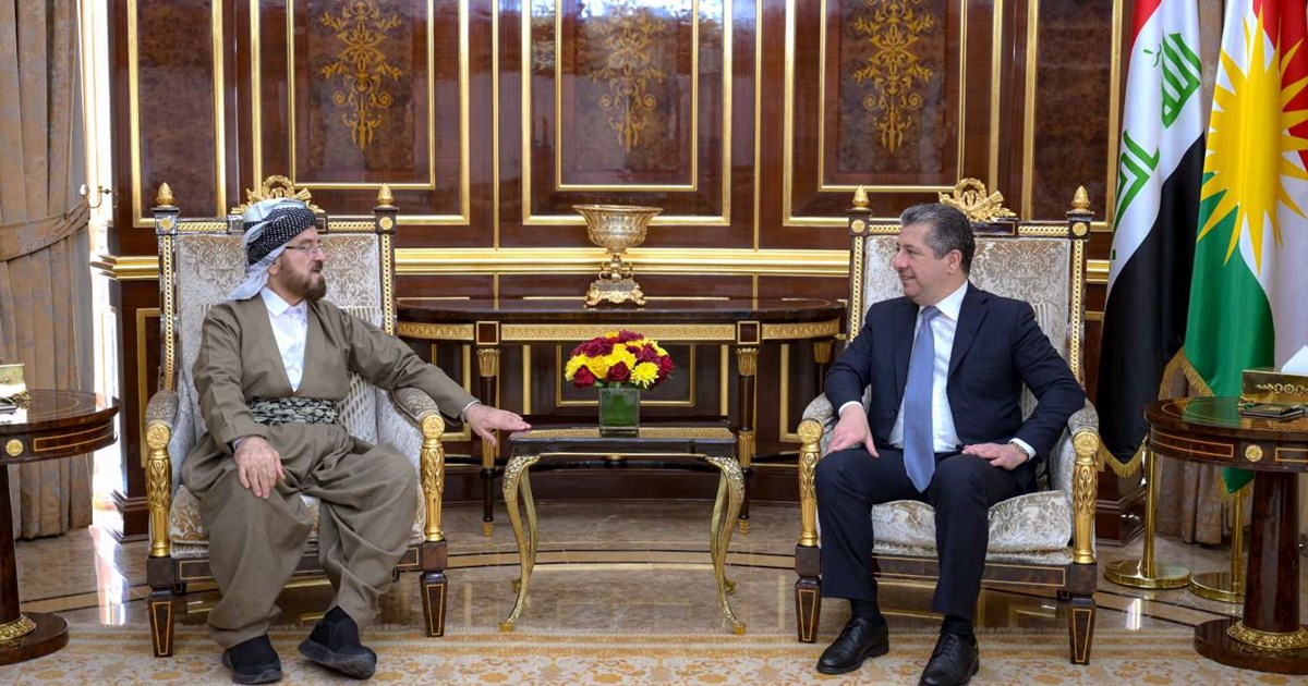 مەسرور بارزانی پێشوازی لە سەرۆکی یەکێتیی جیهانیی زانایانی موسڵمان دەکات