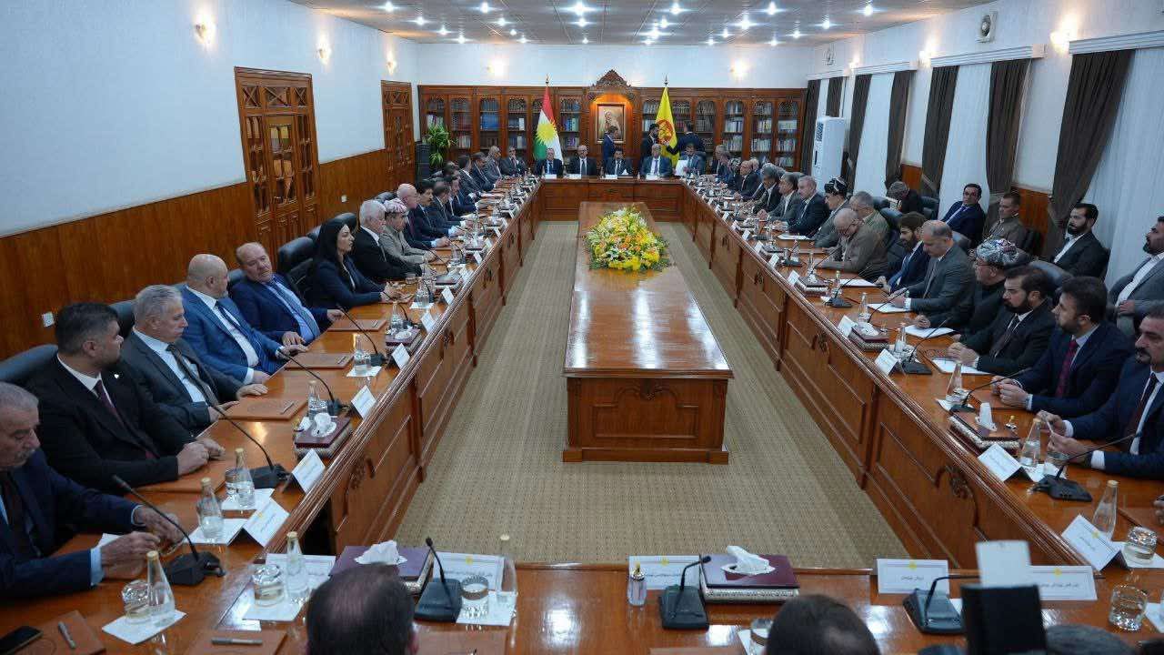 ڕاگەیاندراوى کۆبوونەوەى هاوبەشى حزب و لایەنە سیاسییە کوردستانییەکان