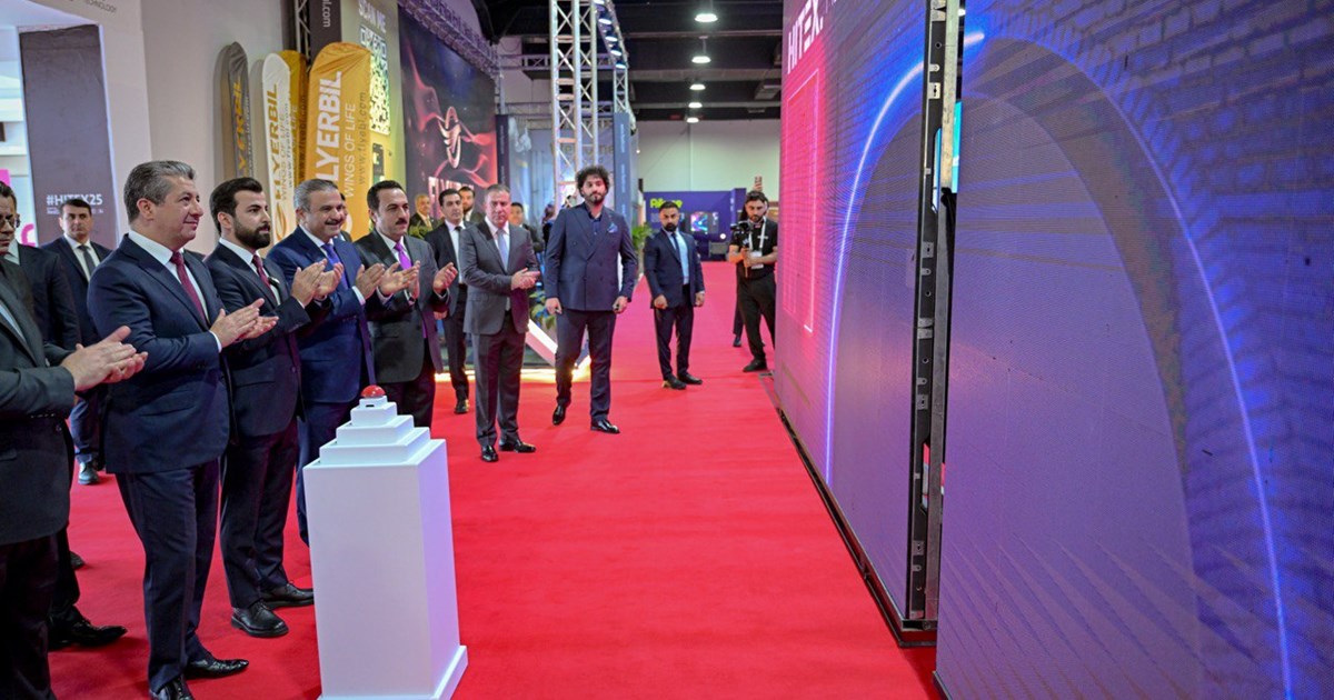 مەسرور بارزانی پێشانگەی HITEX 2025 كردەوە