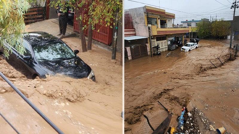 651 ئۆتۆمبێل لە لافاوەکەی چەمچەماڵ زیانیان بەرکەوتووە