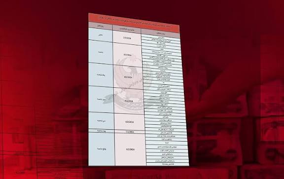 لیستی مووچەی مانگی 11 ڕەوانەی بەغدا کرا