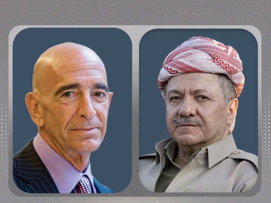 سەرۆک بارزانی لەگەڵ تۆم باراک کۆدەبێتەوە
