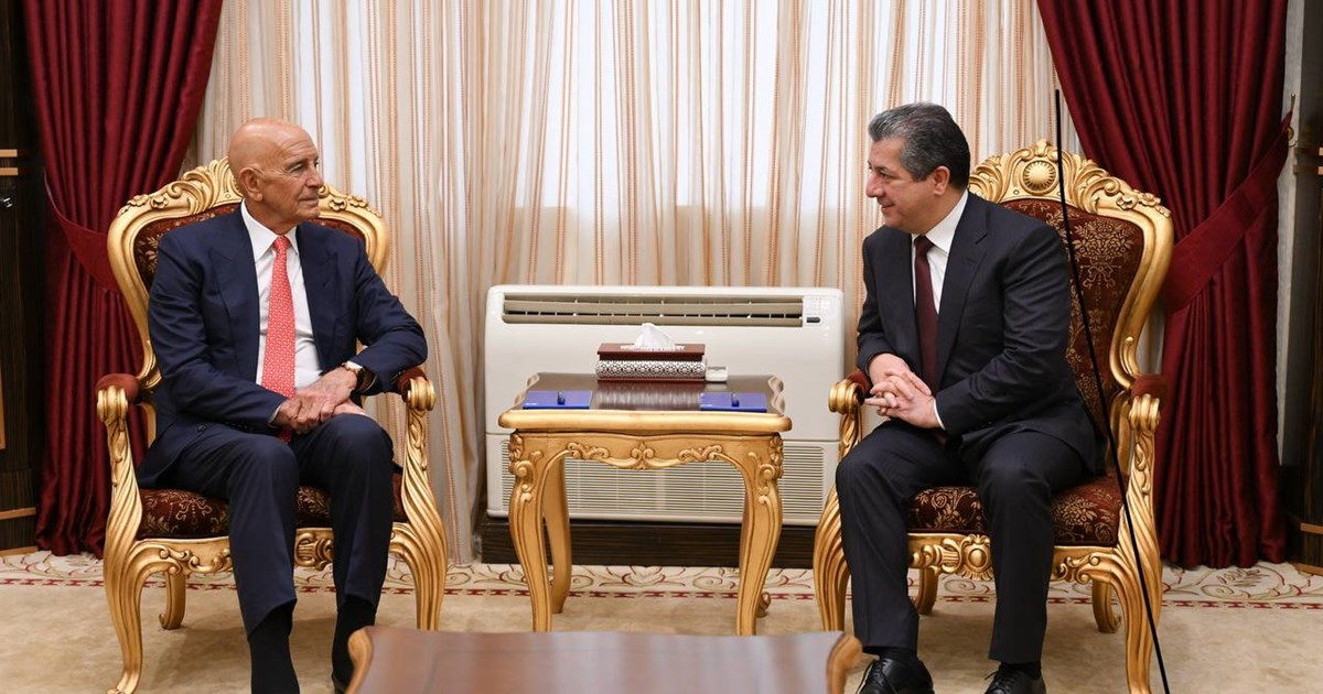 مەسرور بارزانی و تۆک باراک بارودۆخی ناوچەکە تاوتوێ دەکەن
