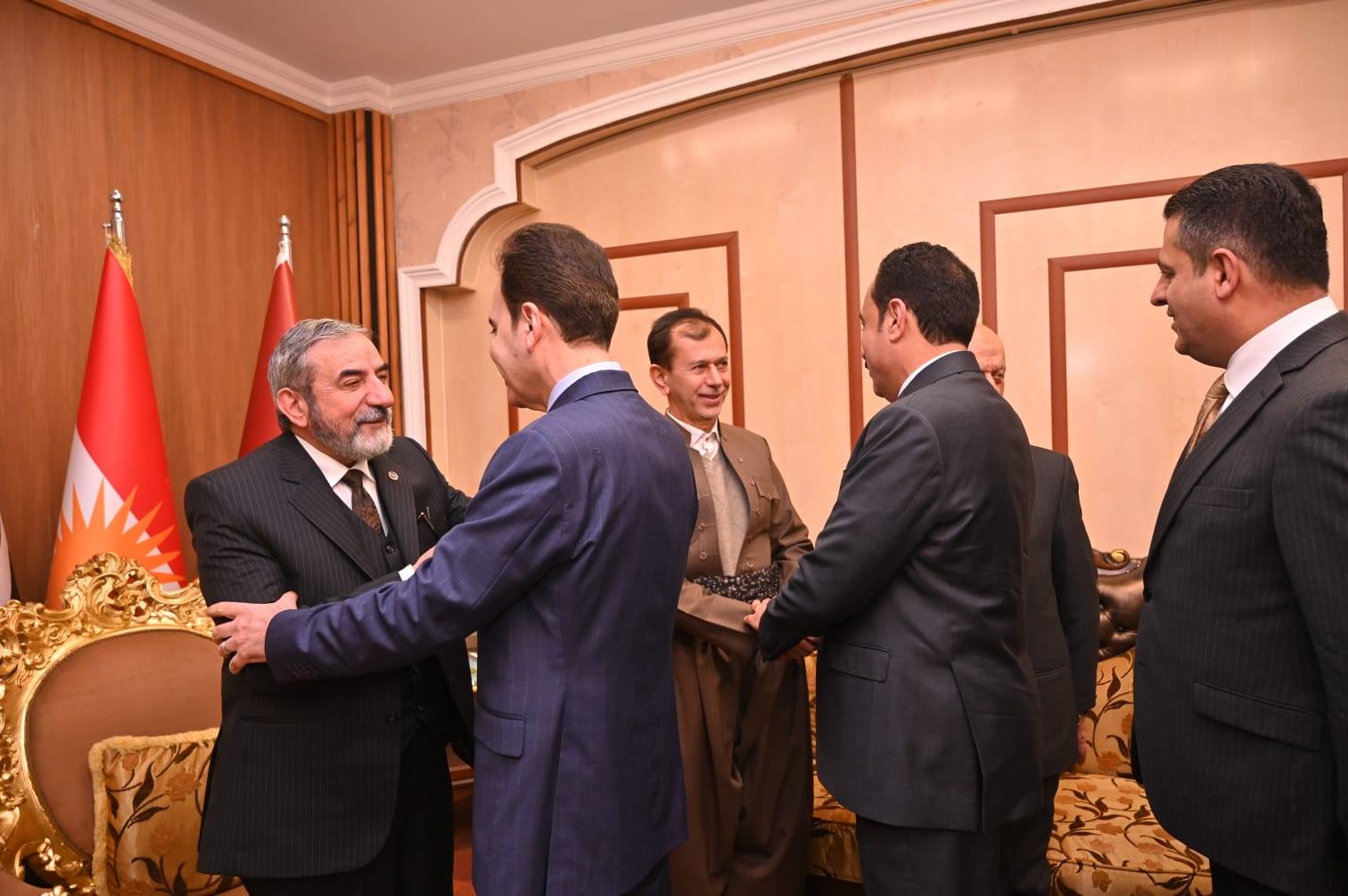نوێنەری مەسرور بارزانی سەردانی یەکگرتووی ئیسلامی کوردستان دەکات
